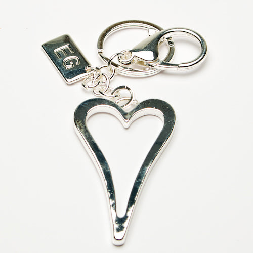 Buy Heart Keychain, Open Heart Key Ring, Heart Outline Charm, Romantic  Gift, Personalized Keychain, Custom Keychain, Charm Keychain, 427 Online in  India - Etsy